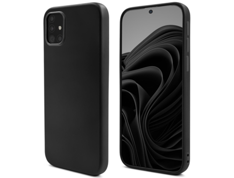 Capa Temperamental Projetado para Samsung MOOZY Silicone Preto