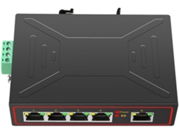 Switch de Rede Industrial Plug And Play com 5 Portas e Conexão Rj45 de 100m SFUSHOS
