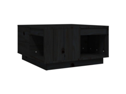 Coffee Table, Coffee Tables Vidaxl Preto Madeira De Pinho (60 X 61 X 32.5 Cm)