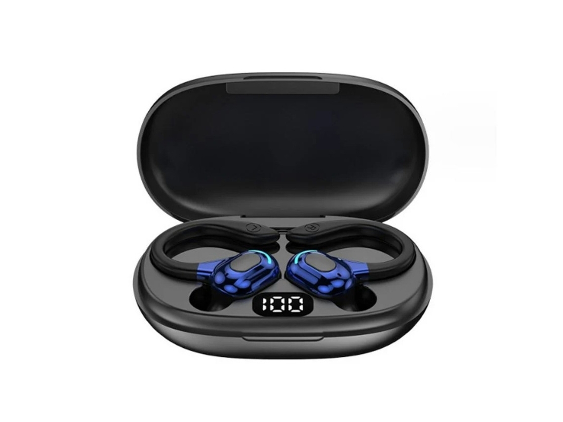 Auriculares Sem Graves Profundos Bluetooth Azul