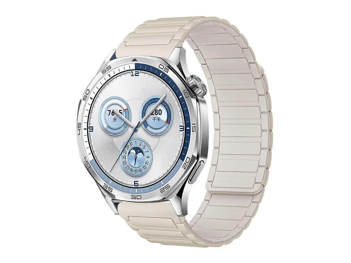 Pulseira De Silicone Magnética Com Três Contas