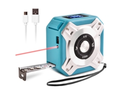 Fita Métrica Digital Com Medidor De Distância A Laser De 40 Metros Aquaforge (azul)