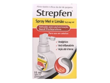 Strepfen Spray Mel e Limão (15 ml)