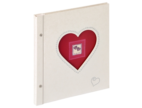 Álbum de fotos parafuso limitado Sinfonia Wedding Forever Tamanho 30x33 cm branco