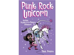 Livro Punk Rock Unicorn de Dana Simpson (Inglês)