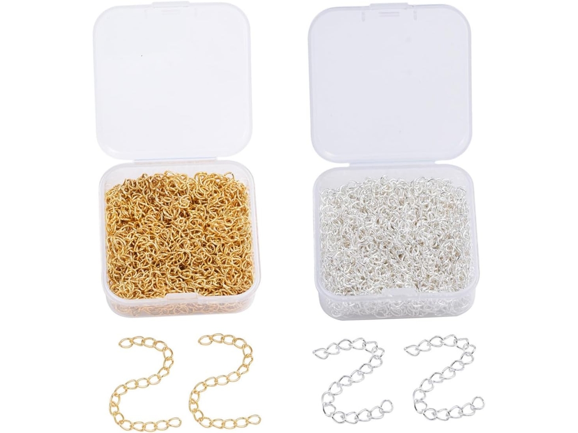 Caixas De Corrente De Ferro Nuobesty Para Acessórios De Joias Práticos, Kit Criativo Para Pulseiras E