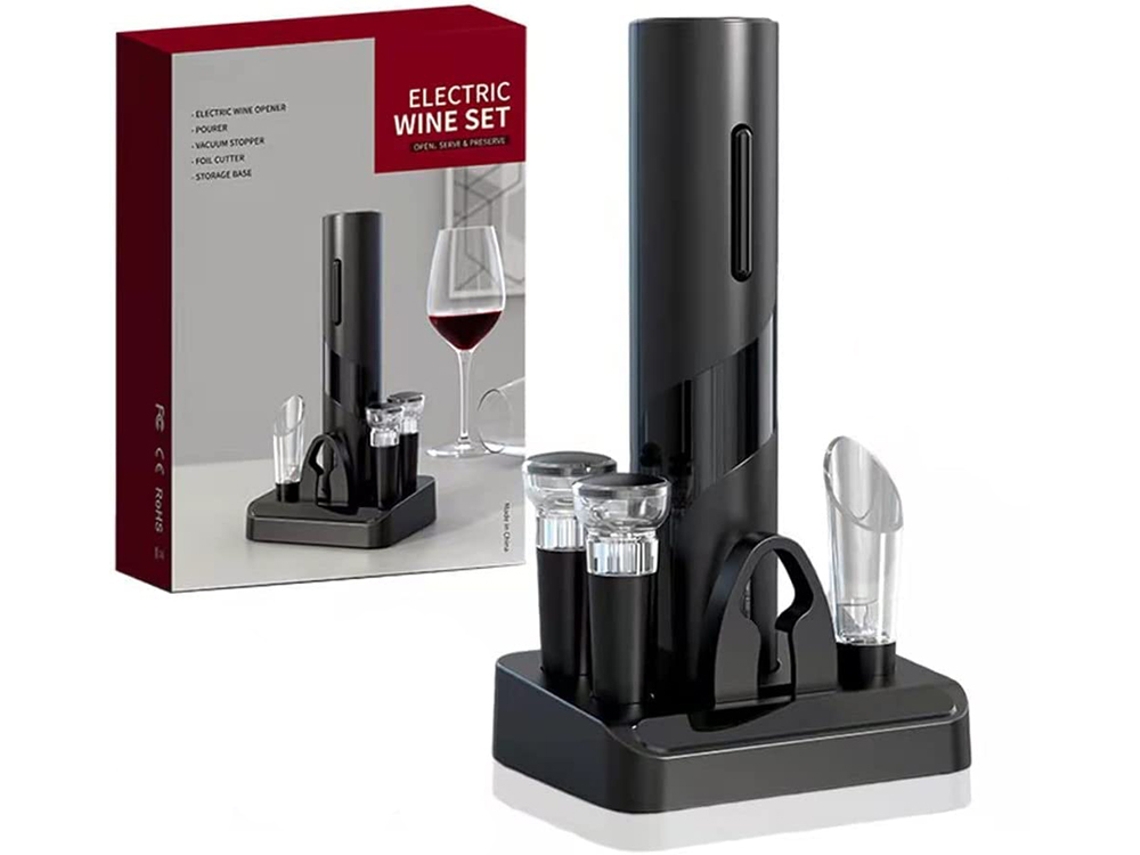 Abridor De Vinhos Elétrico - Rápido, Elegante E Fácil