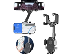 Suporte Universal Para Celular Veicular, Giratório 360° E Retrátil, Compatível Com Todos Os Modelos De Celulares.