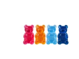 Laxiscreed Boneca De Argila Macia Com Forma De Urso Azul E Caixa Original