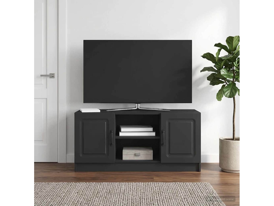Vidaxl Gabinete para Tv Preto 102 X 34,5 X 47 Cm Derivados de Madeira