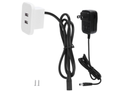 Carregador Primerox com Porta USB Dupla, 5v 2a, para Poltrona, Sofá, Móveis, US, 100‑240v