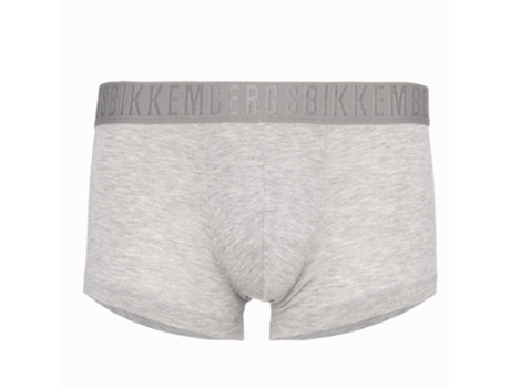 Boxers De Homem Bikkembergs Underwear Sapatos Tecido Cinzento (m)