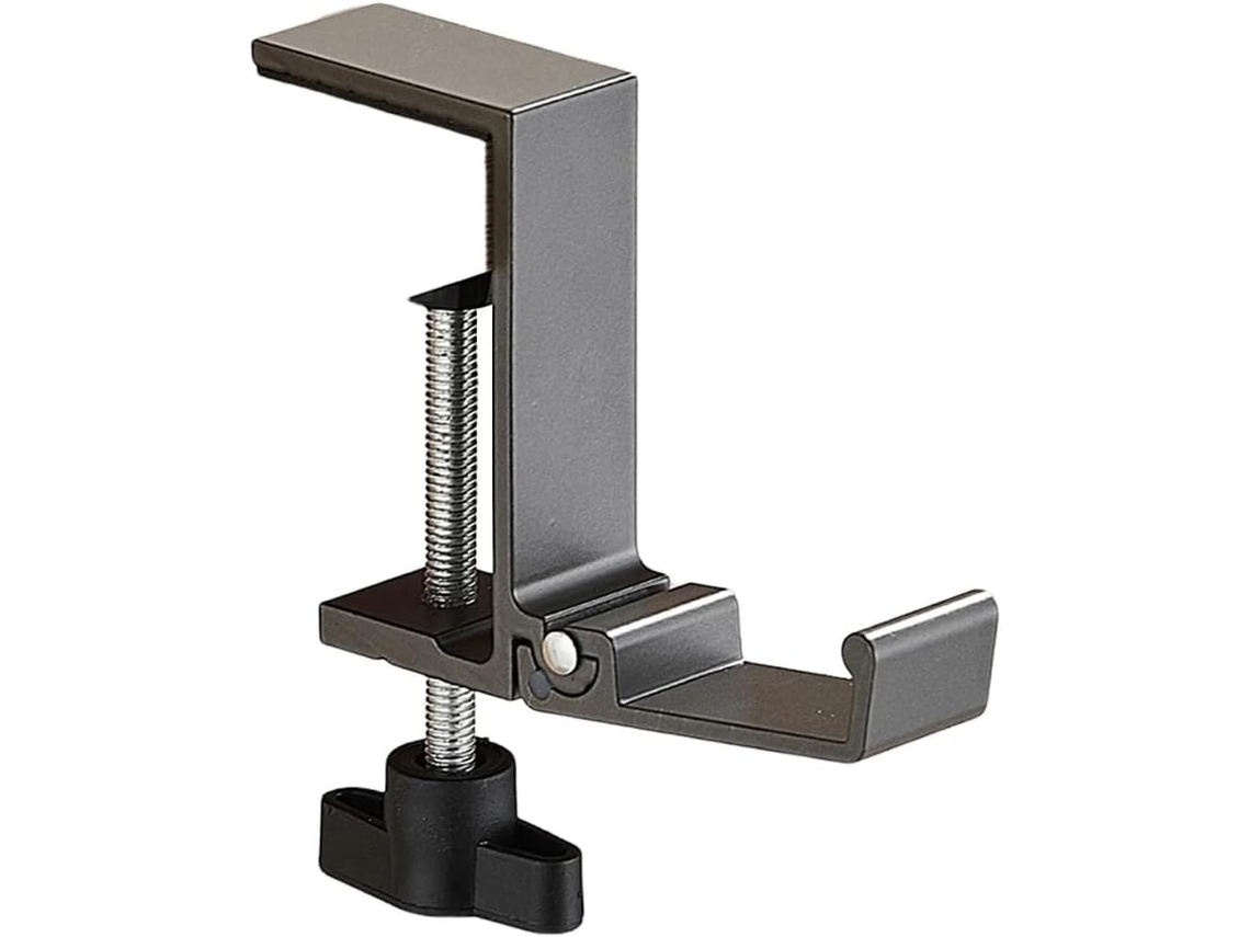 Suporte De Mesa Com Grampo, 1 Unidade, Ajustável, Para Borda De Mesa, Gancho Para Fone De Ouvido Gamer, Suporte Para