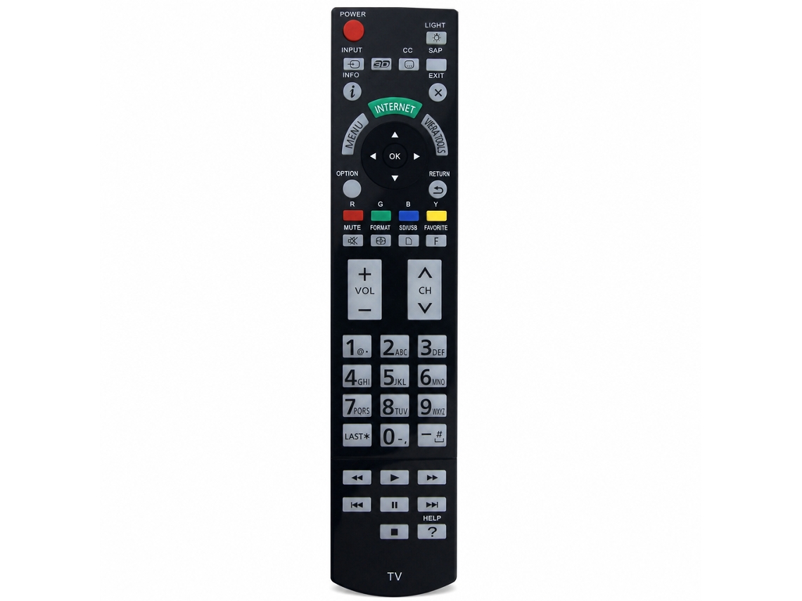 Comando À Distância De Substituição Para Tv Compatível Com Panasonic N2qayb000703