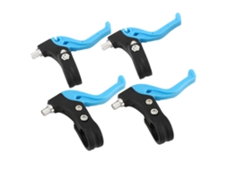 Manete De Freio Para Bicicleta Infantil Ergonômica Ajustável Para Guidão 22.2mm Preto Azul