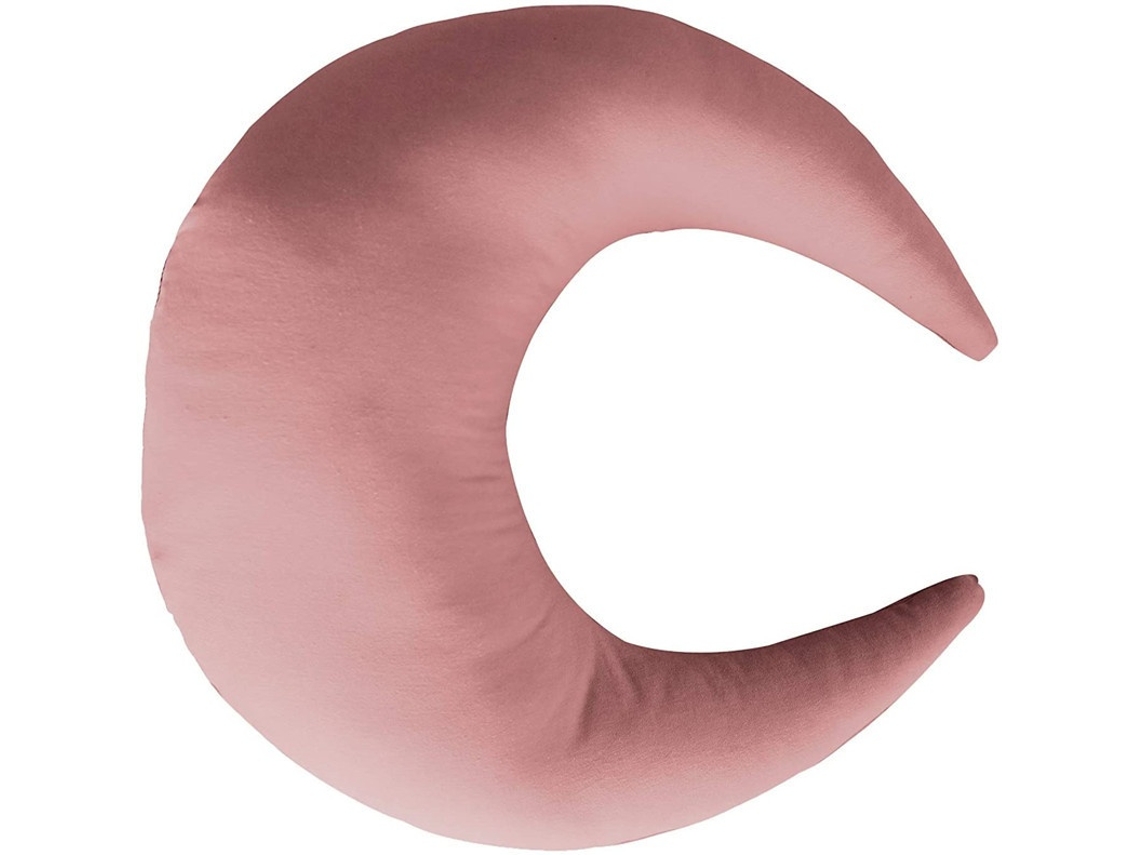 Almofada De Berço Trançada, Rosa Para Proteção Anticolisão Elysve