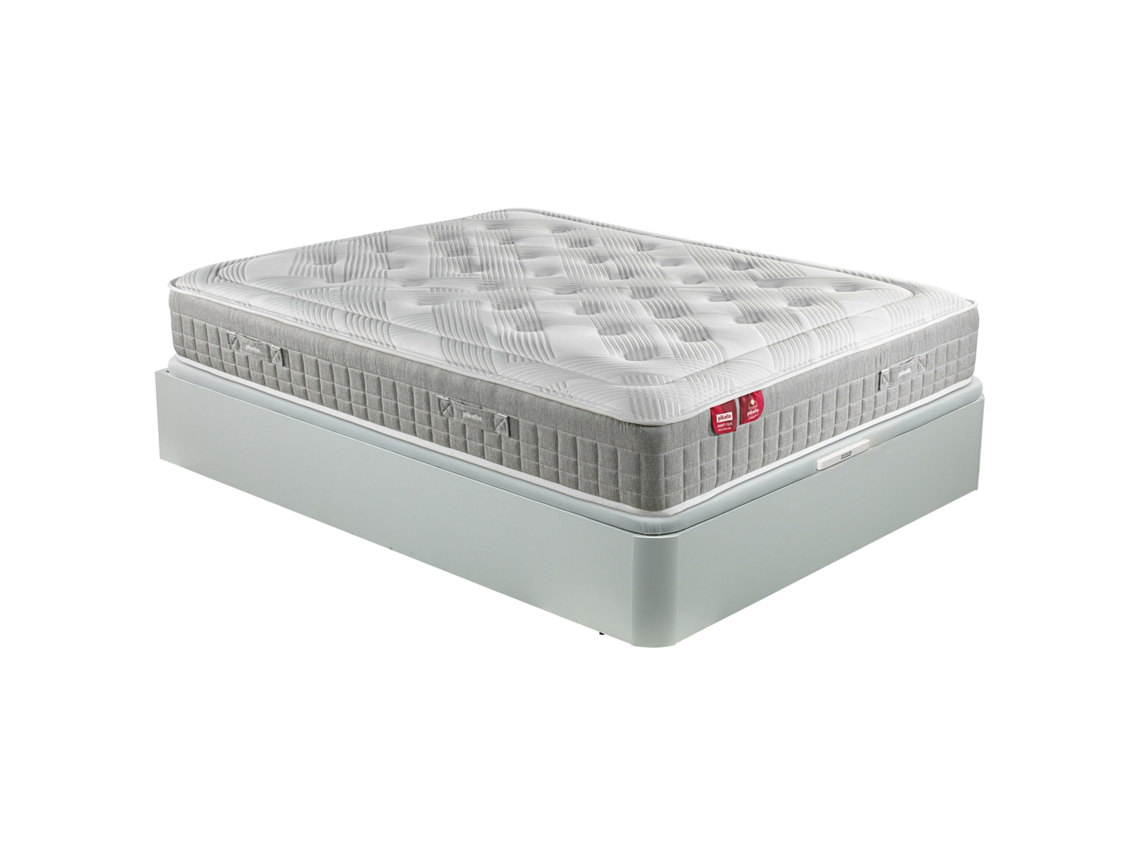 Pack PIKOLIN Sommier Branco + Colchão Molas Ensacas Sleep (150 x 190 - 62 Cm de Altura)