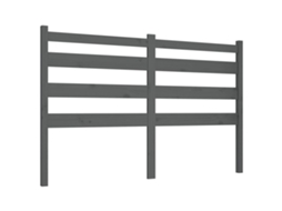 Cabeceira 126x4x100 Cm Pinho Maciço Cinzento MAISON EXCLUSIVE