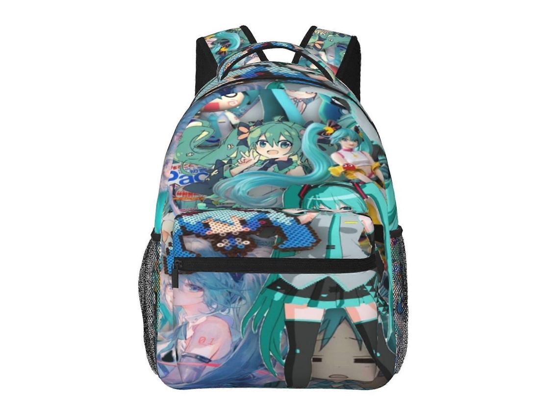 Mochila Hatsune Miku H180 Para Escola E Trabalho, Leve E À Prova Dágua, Mochila Estilosa Para Estudantes E Adultos J180 Olysi Shop