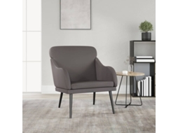 Armchair, Armchairs Vidaxl Cinzeto Couro Artificial