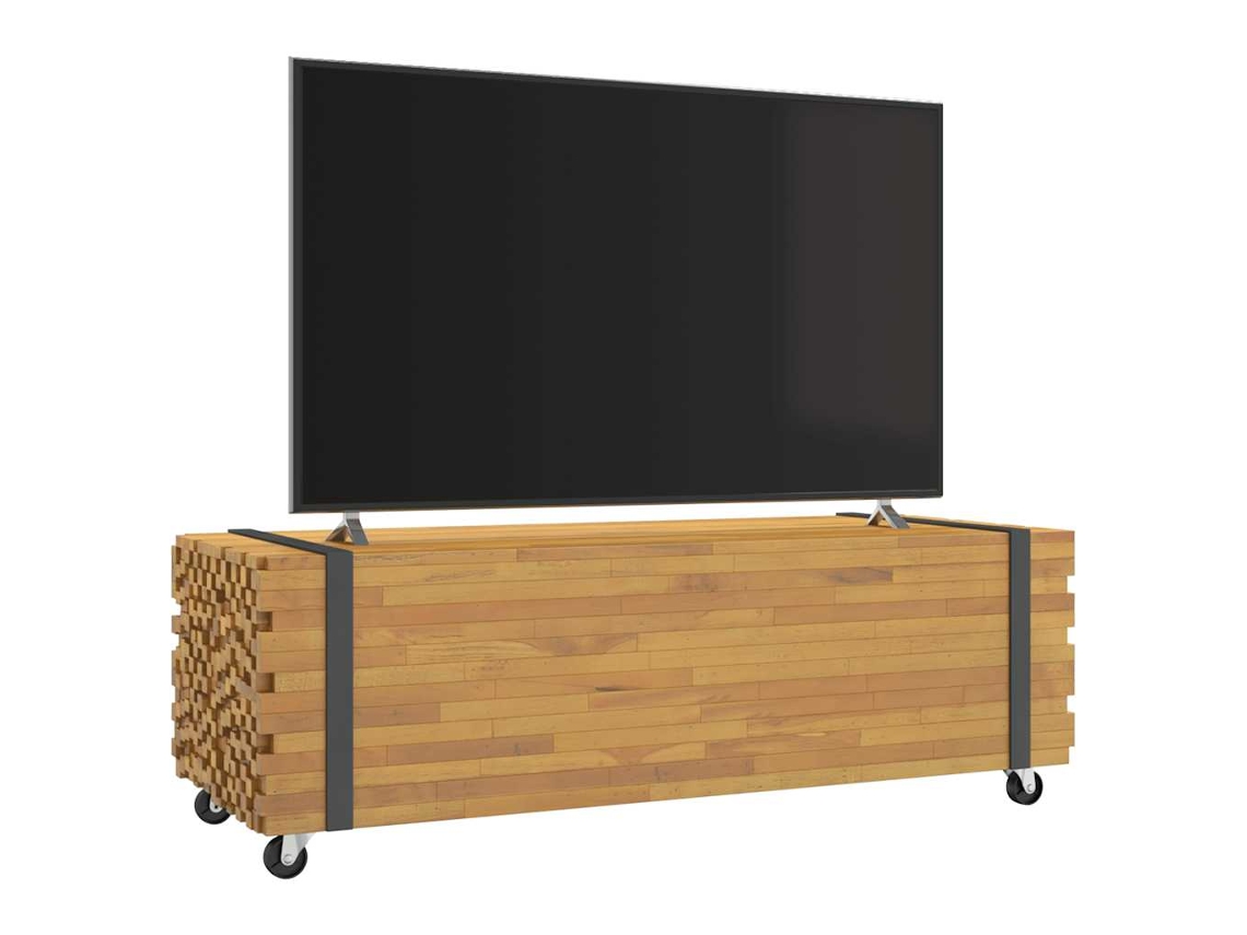 Vidaxl Mesa De Centro 110x45x35 Cm Madeira Maciça Teca