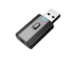 Transmissor/Receptor Bluetooth 4 em 1 Adaptador Bluetooth Preto