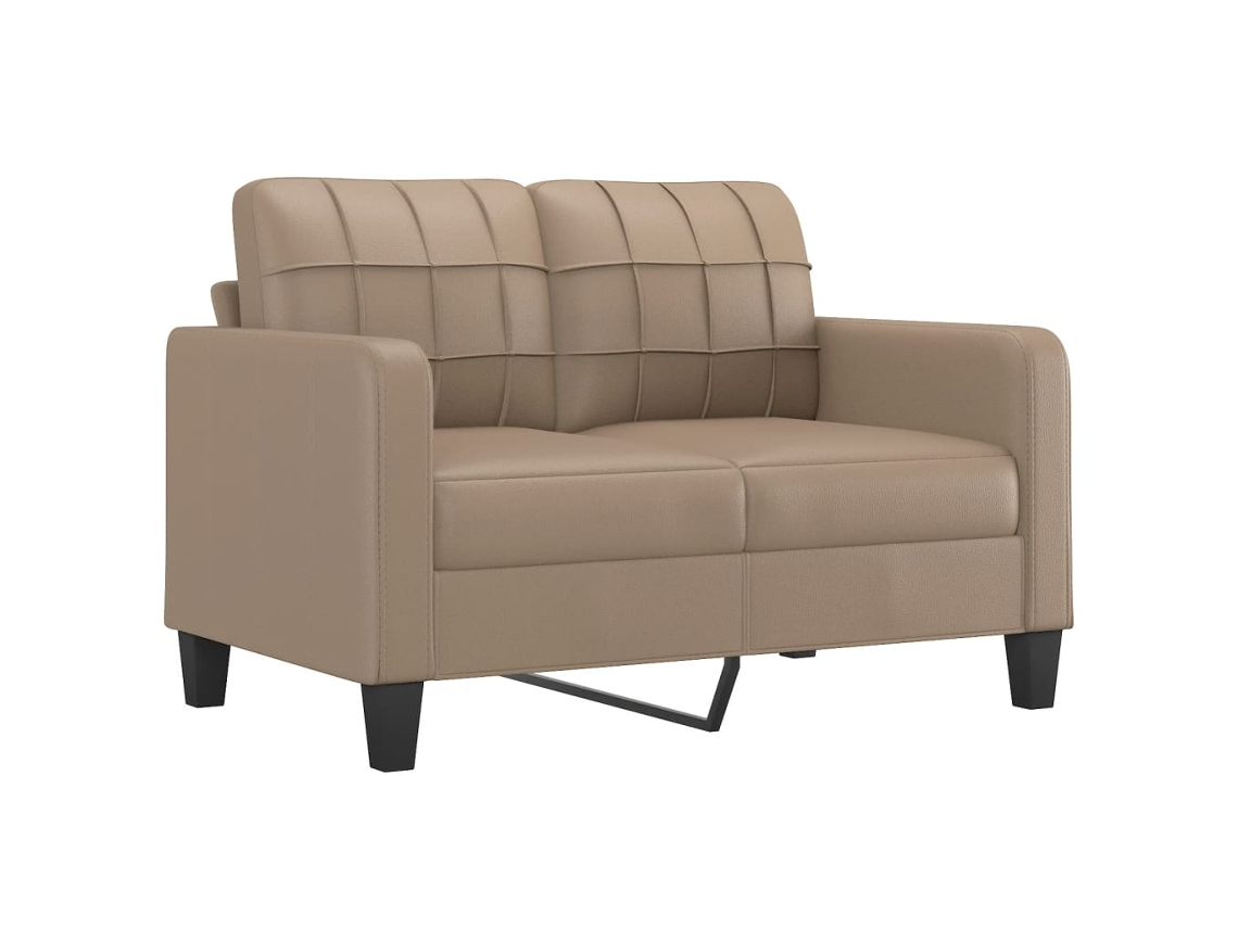 2-seater Sofa, 2-seater Sofas Vidaxl Marrom Couro (n/a)