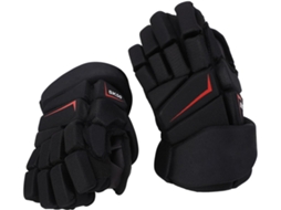 Luvas De Hóquei No Gelo, Fecho De Gancho E Olho Para Um Ajuste Perfeito, Design Em Malha Com Acolchoamento Extra Tecido
