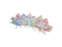 Kit 6 Folhas Chouco Strass Marca páginas Diy Worten