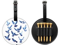 Bolsa para Tees Pixel Pigeon Swarm, preta, fácil de transportar e eficiente, S/MARCA