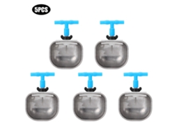 5pcs bacia de beber automática para coelhos com conexão em T aço inoxidável grande S/MARCA