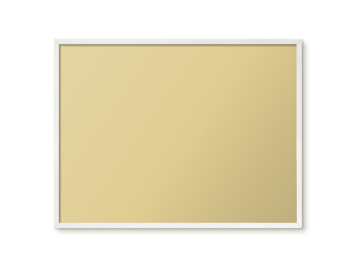 Magnetic Wall Board Intense Yellow For The Office Espelharte (80x60 Cm)