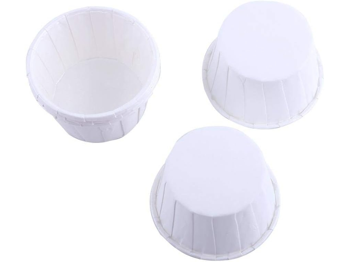 Conjunto De 100 Forminhas De Papel Manteiga Para Muffins E Cupcakes, Para Assar E Apresentar Sobremesas Em Festas E Eventos