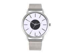 Reloj De Moda Casual Zhoulianfa Con Correa De Malla Cuarzo Analógico (plata)