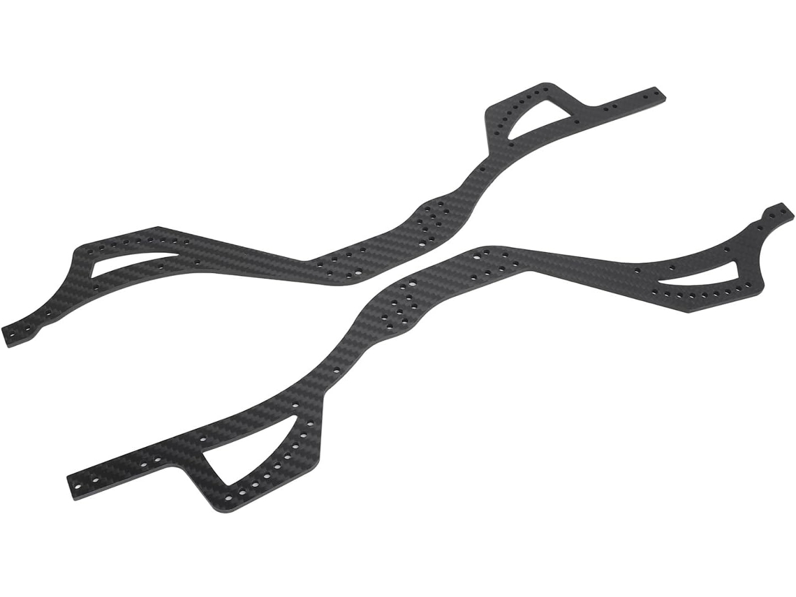 Trilho De Chassi Rc Fabater, Barra De Chassi Rc Esquerda E Direita, Direção Balanceada, Resistente À Ferrugem Para Scx10