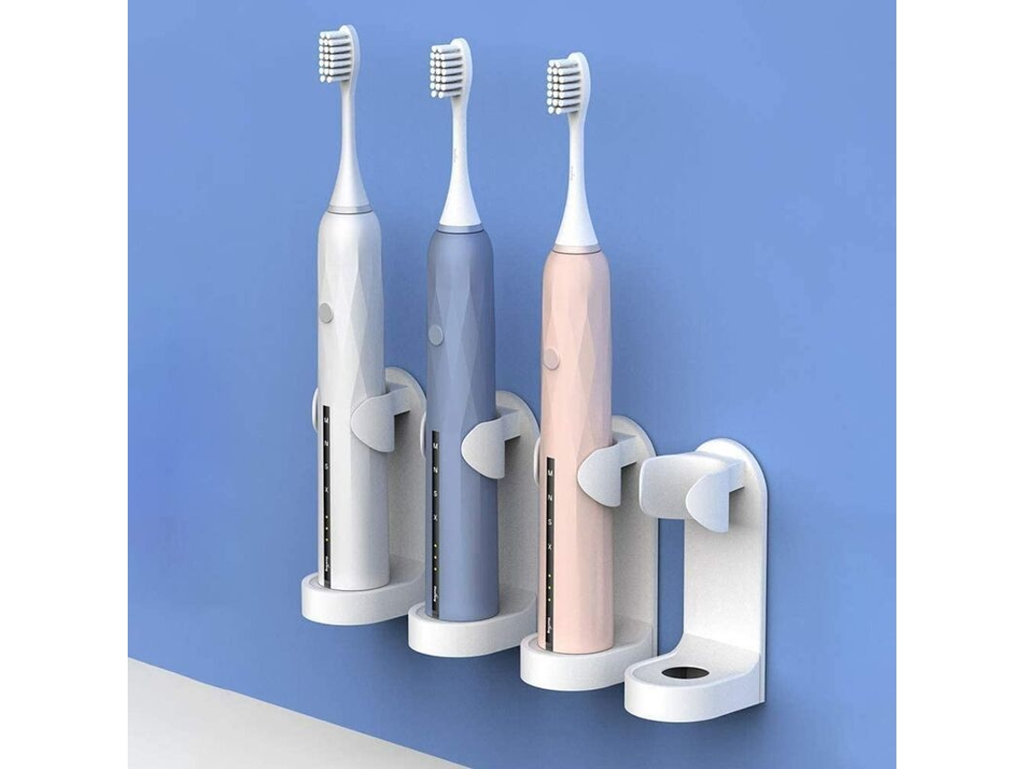 Suporte Escova Dentes Elétrica Parede 4 Unidades