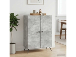 Vidaxl Buffet Cinzento Cimento 66 X 34,5 X 90 Cm Derivados De Madeira