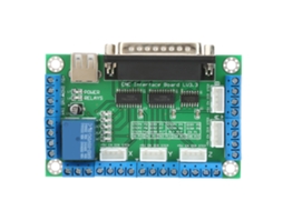 Laxiscreed Interface Breakout Para Cnc, Motores Stepper E Controlo De 5 Eixos, Compatível Com Mach3