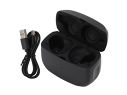 Suporte de Carregamento para Apple Watch, Liga de Alumínio, Cabo, Silicone, Preto | S/MARCA
