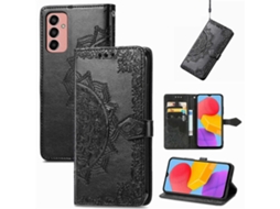 Capa De Celular Em Couro Com Estampa De Flor Mandala Para Samsung Galaxy M13 4g