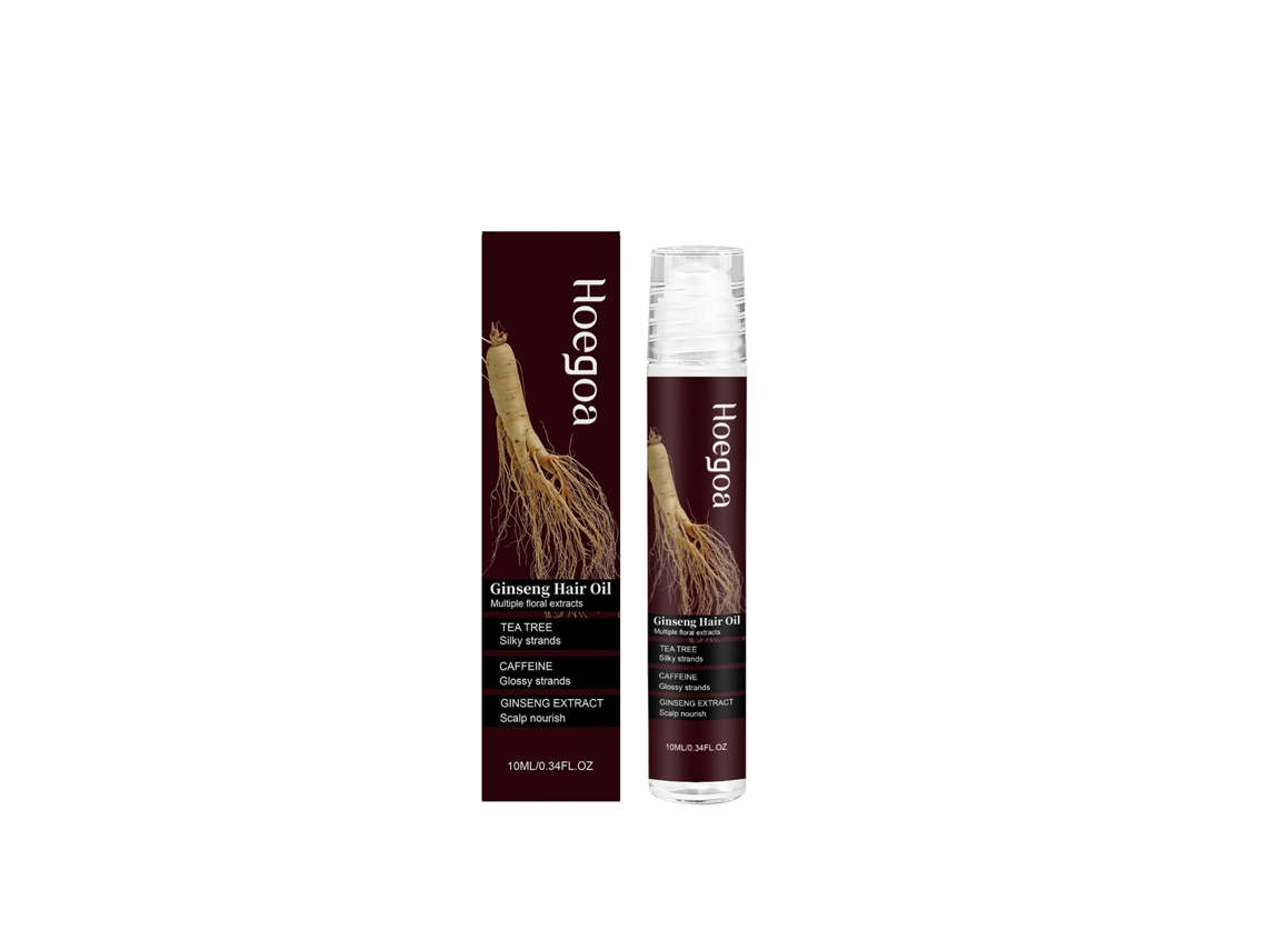 Óleo de Ginseng Hoegoa com LAXISCREED para Cabelo Saudável, Brilhante e Liso