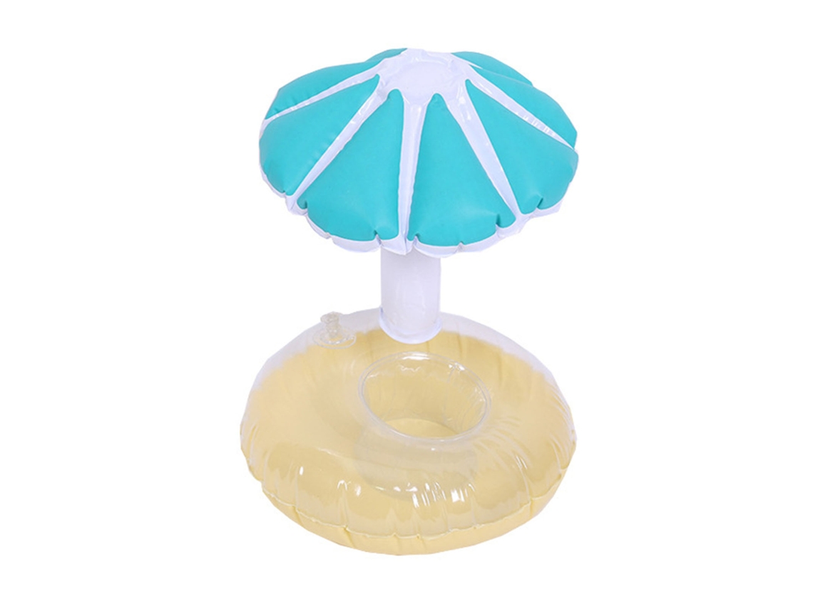 Omni-portavasos Flotante Inflable Para Piscina Y Bañera, Porta Bebidas Exterior Hogar Azul