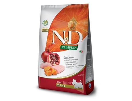 Dog Pumpkin Mini Frango Ração para cães FARMINA 7kg