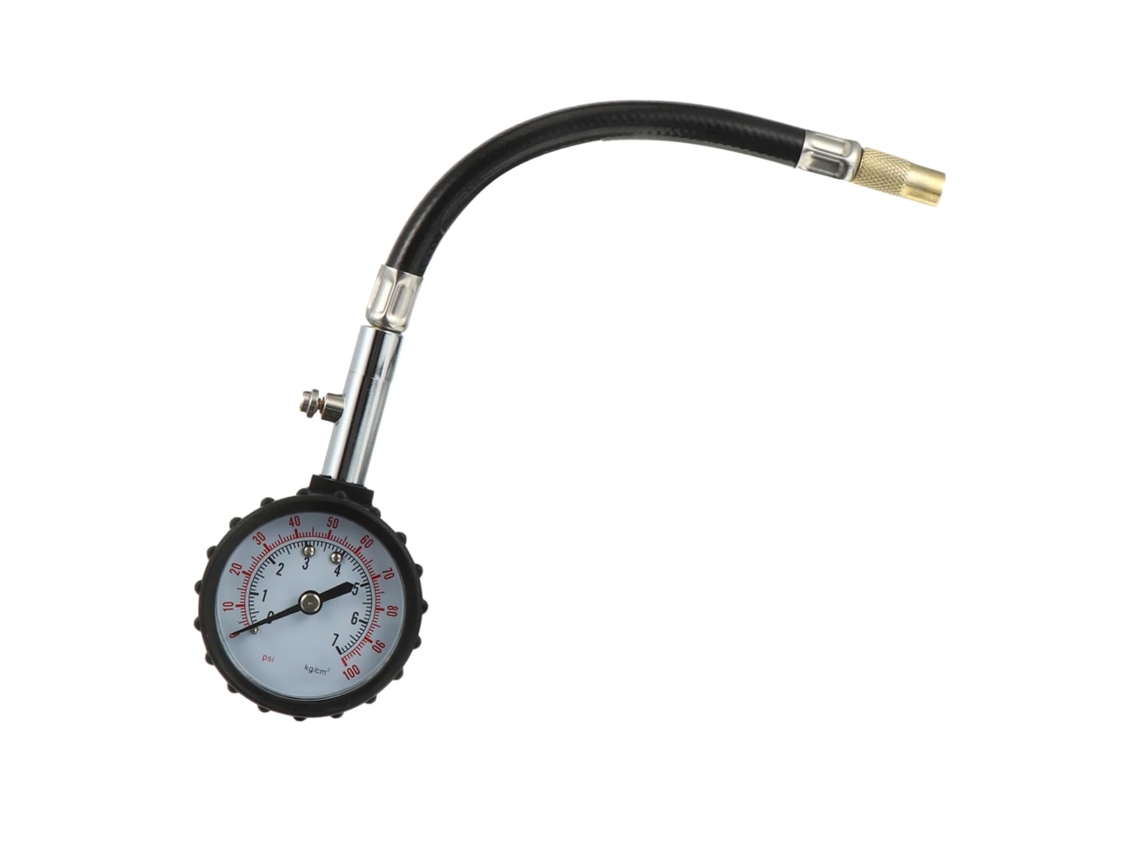 Medidor De Pressão De Pneus Para Carros, Adequado Para Todas As Condições Climáticas, Com Mangueira Longa.