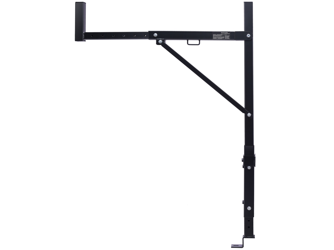 Bagageiro de Teto Carro Aço Barras Universais Capacidade Carga 113 Kg para Caminhonetes Altura Ajustável 98 a 110,8 Cm Largura 490 870 Mm Caiaque