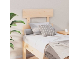 Vidaxl Cabeceira De Cama 78,5x3x81 Cm Madeira De Pinho Maciça