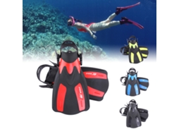 Mali flippers de Mergulho Curto Whale para Adultos com Ajuste no Calcanhar para Snorkeling e Esportes Aquáticos