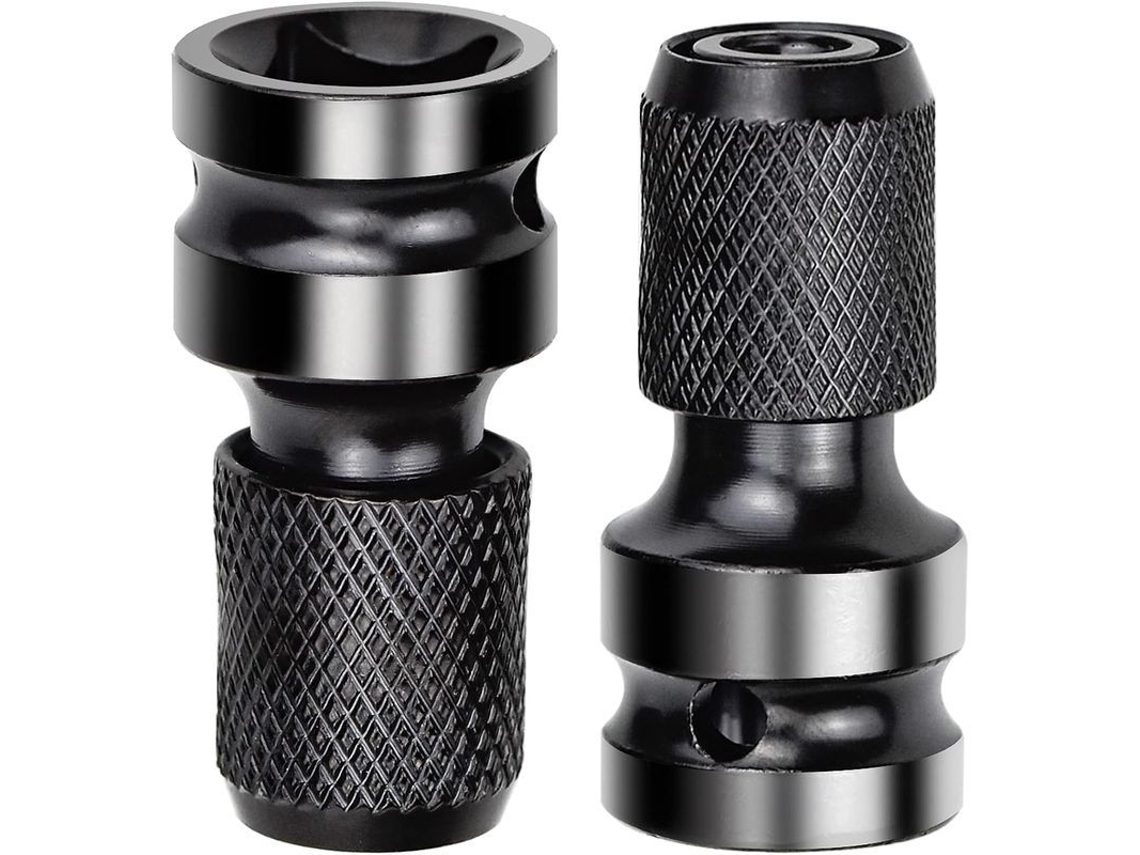 Adaptador de Ferramenta de Impacto 1/2 para 1/4 com Liberação Rápida S/MARCA