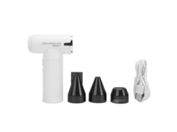Duster Elétrico Sem Fio 3 Velocidades com Bicos Branco