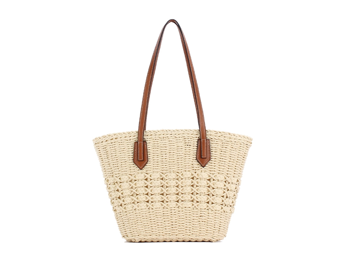 Bolsa de Mão AQUAFORGE, Tecido Trançado, Verão, Praia